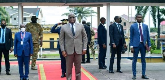 RDC : Le président Félix Tshisekedi devant les officiers militaires !