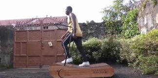 RDC-Goma: Un tapis de course sans moteur “made in Goma”