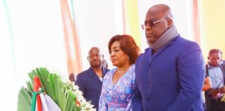 Flash/RDC-Burundi : Félix-Antoine Tshilombo en visite au mausolée Pierre Nkurunziza