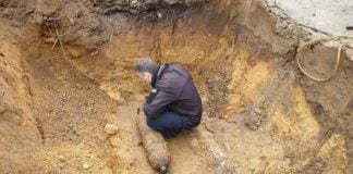 Une bombe au phosphore datant de la Seconde Guerre mondiale découverte à Maasmechelen !