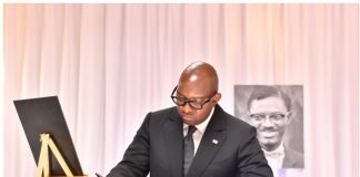 Kinshasa-Bruxelles : Sama Lukonde baptise la salle des réunions de l’Ambassade de la RDC en Belgique du nom de Lumumba