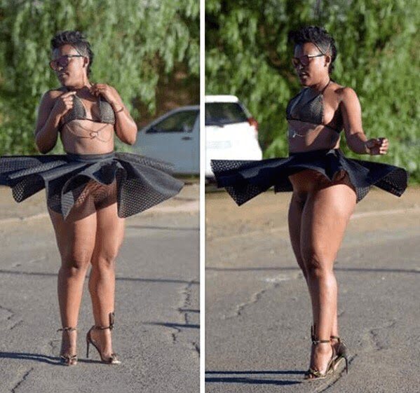 Zodwa Wabantu, une danseuse qui ne porte pas de sous vêtement, interdite de fouler ses pieds dans ce pays africain 2