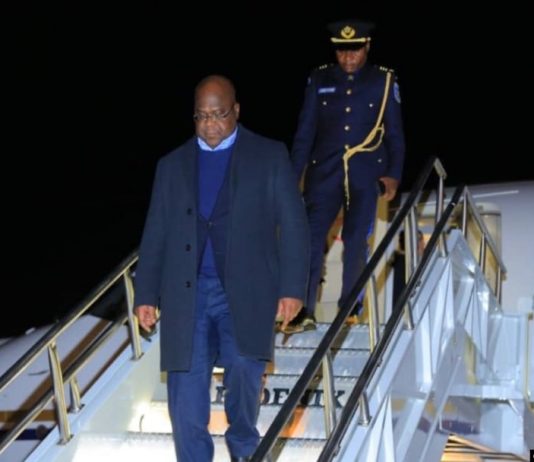 RDC : le président Félix Tshisekedi vient d’arriver en Angola !