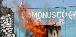 Goma : Les manistants pillent le bureau de la MONUSCO !