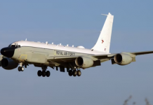 Un avion de patrouille britannique a échappé à un missile russe