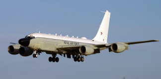 Un avion de patrouille britannique a échappé à un missile russe