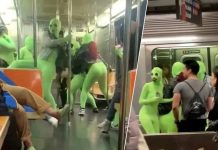 New York: des femmes extra-terrestres attaquent les passagers dans un métro