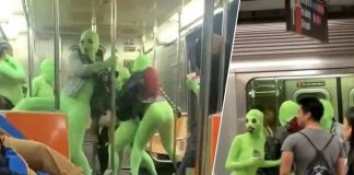New York: des femmes extra-terrestres attaquent les passagers dans un métro