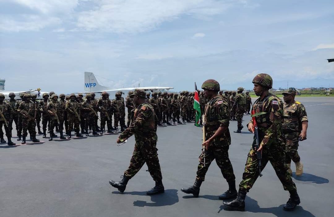 Les troupes Kenyanes sont arrivées à Goma dans le cadre de la force régionale EAC ! 1 Les troupes Kenyanes sont arrivées à Goma dans le cadre de la force régionale EAC ! 1