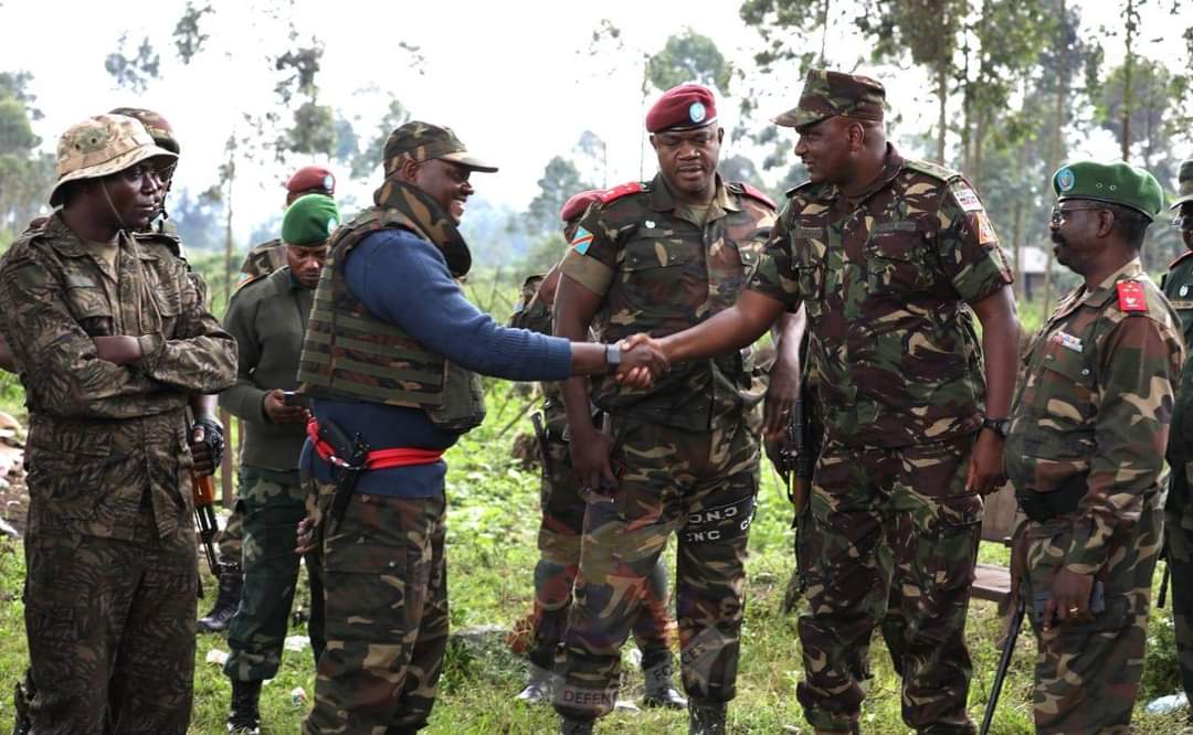 RDC : le Commandant de la FRCAE visite les fronts de l'Est en proie aux troubles ! 2