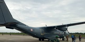 Kisangani : « l’avion militaire français qui a atterri en détresse a été inspecté par les services de la DGM », Muyaya