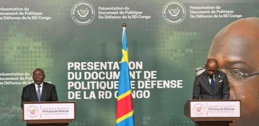 Muyaya et Kabanda révèlent le Document de Politique de défense