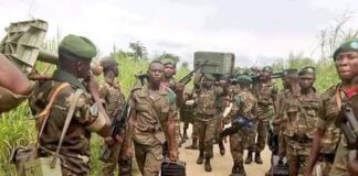 Ituri : Des ex-otages des ADF libérés et pris en charge par l’armée à Komanda visités par un officier FARDC
