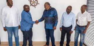 RDC: Bertrand Bisimwa, président du M23, reçu par Uhuru Kenyatta
