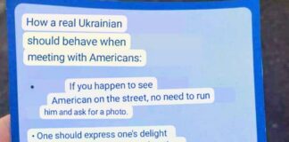 Les Ukrainiens ont reçu des brochures sur la façon de se comporter devant leurs maîtres !