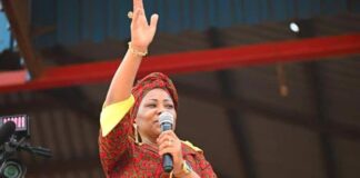 A Bukavu, Olive Lembe appelle à la continuité du travail de Kabila