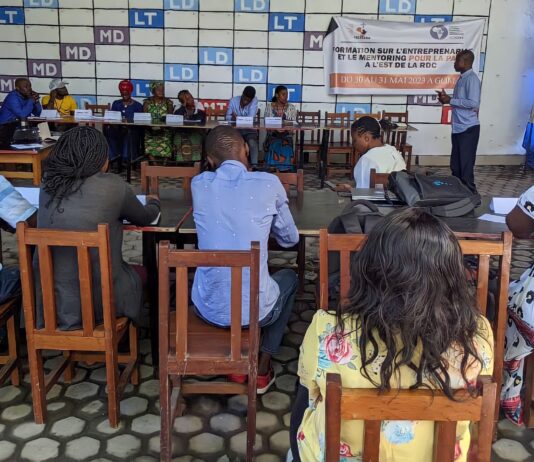 Goma: The organization OJCAD organized an entrepreneurship training for young former combatants and vulnerable individuals to promote peace and empowerment.