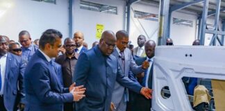 RDC : Félix Tshisekedi a inauguré l’usine dédiée au montage de bus de marque Mercedes Benz !