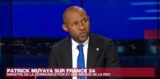 RDC : Salomon Kalonda a été arrêté par « les services de renseignement », révèle Patrick Muyaya sur France 24 !