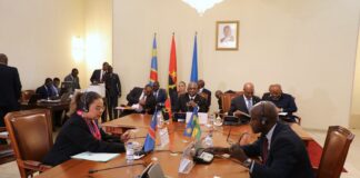 La RDC et le Rwanda discutent de la paix avec João Lourenço Thérèse Wagner de la RDC, et le Ministre des Affaires Etrangères du Rwanda, onduhungirehe se rencontrent à Luanda