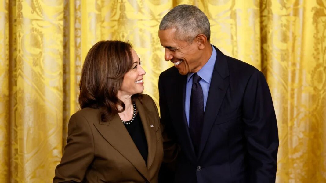 c-gettyimages-12397665165756525739787320396 Obama, USA, Kamala Harris, Présidentielle aux États-Unis