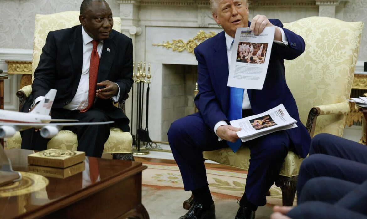 Trump, prof d’Histoire (mal informé) face à Ramaphosa 2