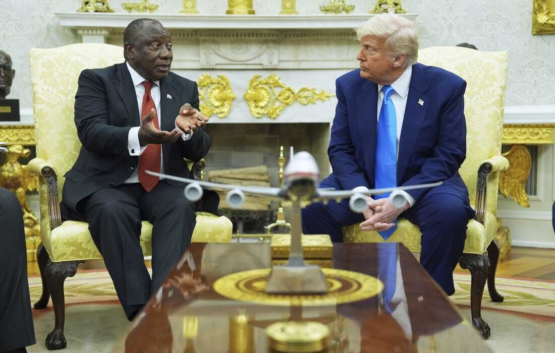 Trump, prof d’Histoire (mal informé) face à Ramaphosa 1