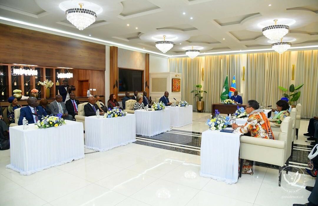 RDC : Tshisekedi échange avec le Panel des facilitateurs de l’UA sur la paix 2