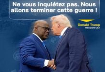 Donald Trump à Félix Tshisekedi : « Vous êtes un homme courageux… La paix arrive enfin en RDC »