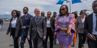 RDC-GOMA : Le chef de la MONUSCO James Swan atterit et se montre optimiste