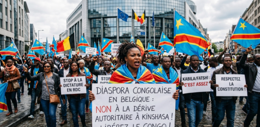RDC – Belgique : la diaspora congolaise se lève contre la dérive autoritaire à Kinshasa