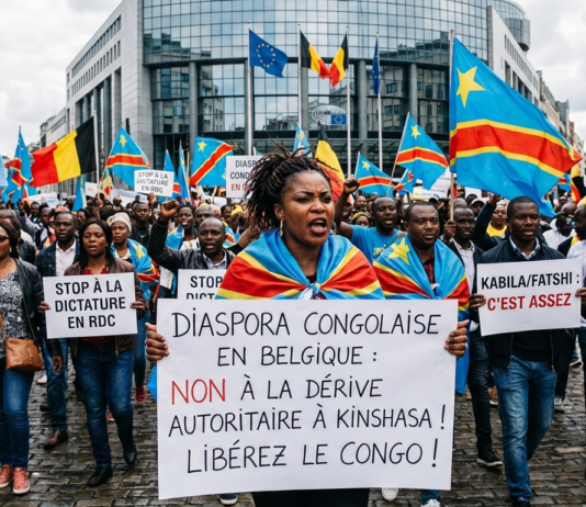 RDC – Belgique : la diaspora congolaise se lève contre la dérive autoritaire à Kinshasa