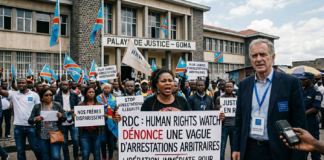 RDC : Human Rights Watch dénonce une vague d’arrestations arbitraires